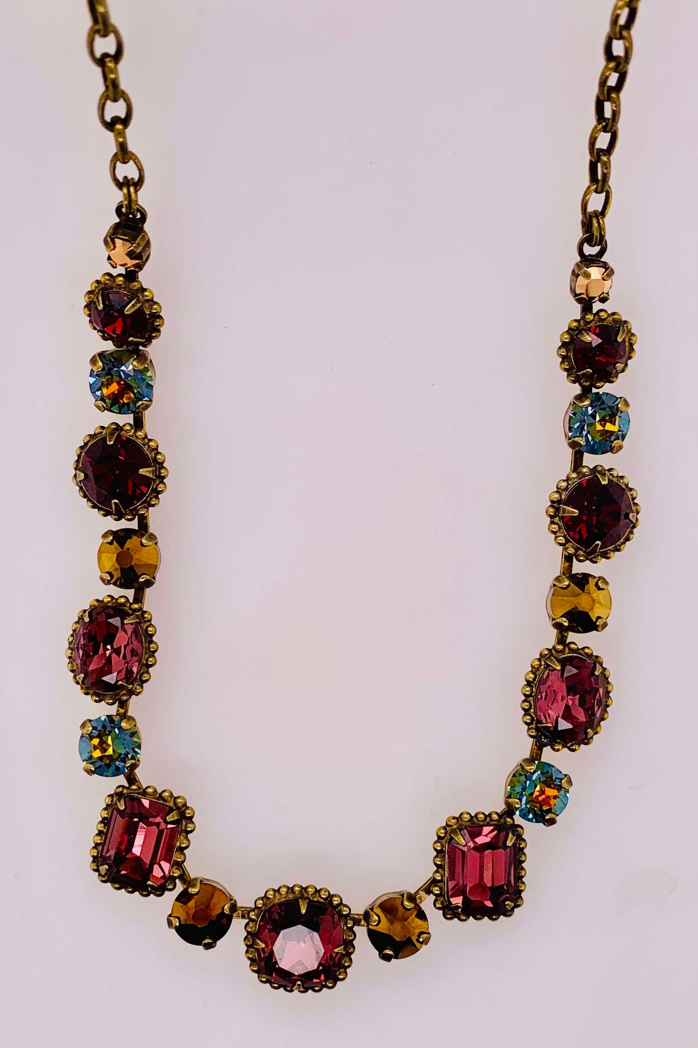 Sorrelli cheapest Necklace w red Swarovski crystals adjustable to 20