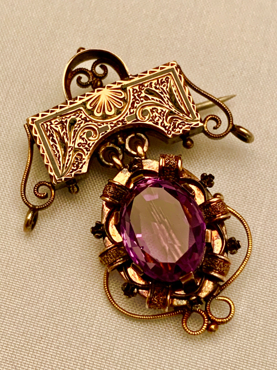 The Kent Amethyst Brooch