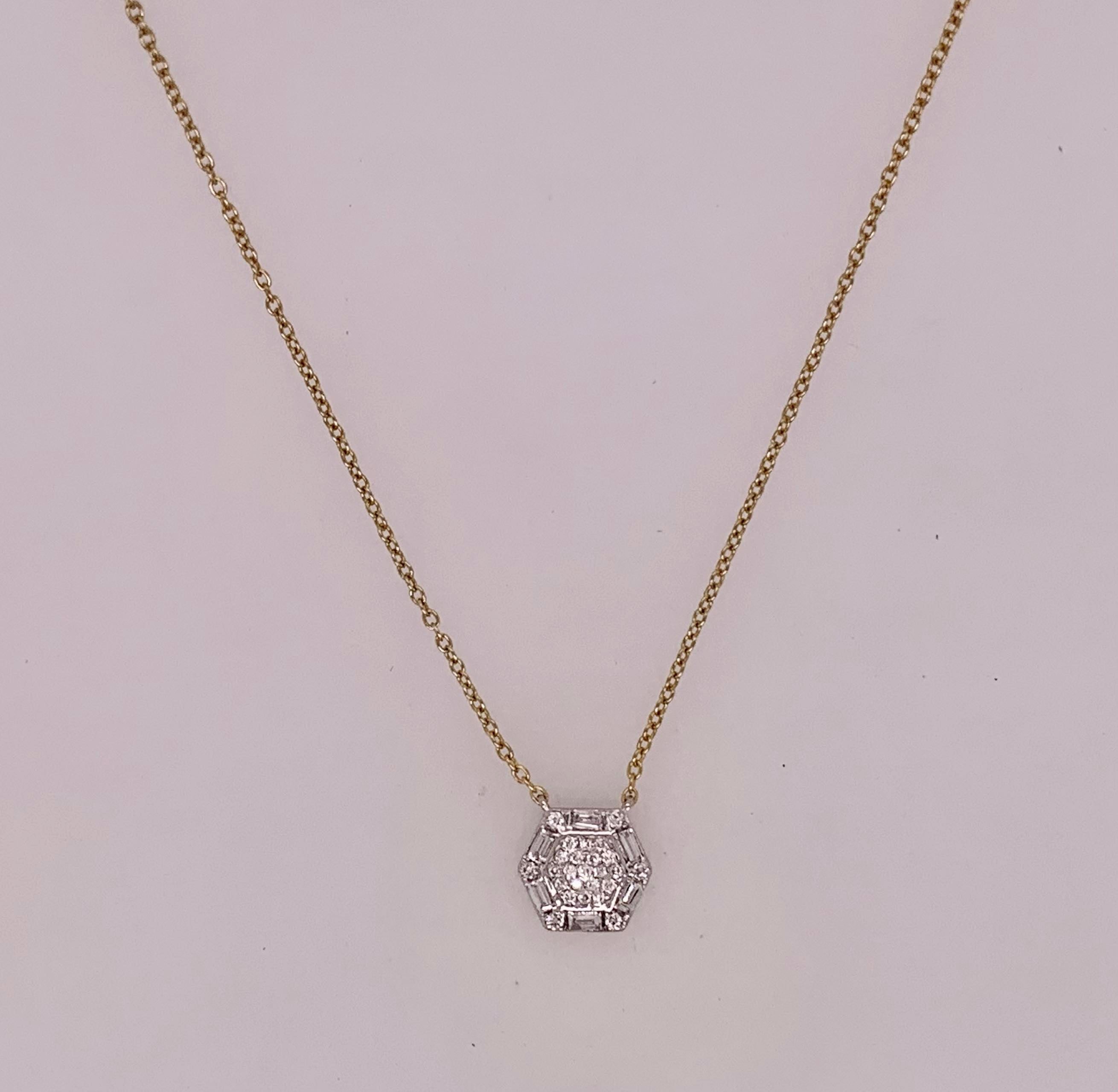 14K Diamond Necklace