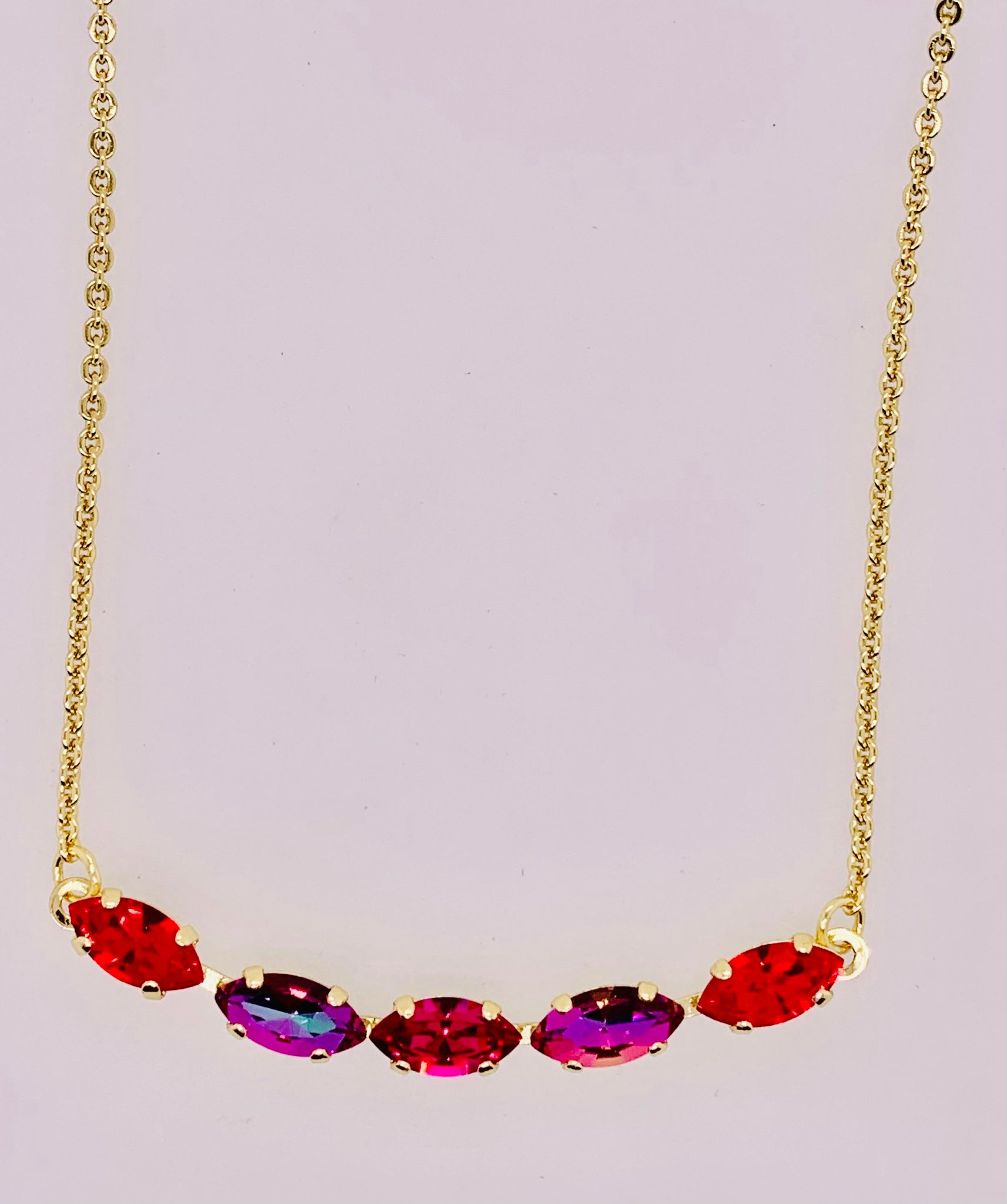 Clarissa Repeating Tennis Necklace