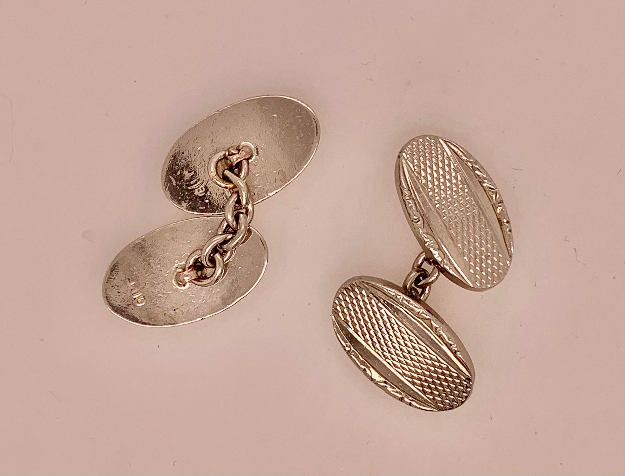 Vintage Sterling Cuff Links