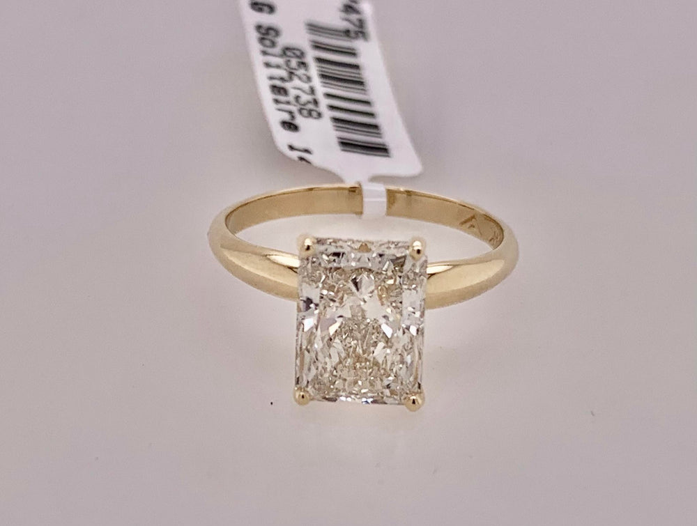 14K LAB Diamond Solitaire Ring CLEARANCE PRICED