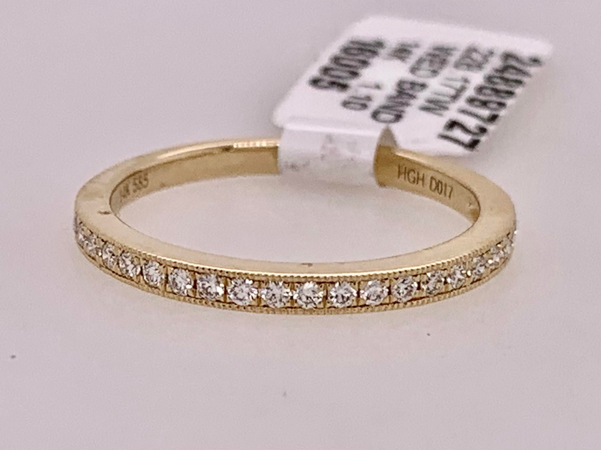 14K Diamond Band Ring