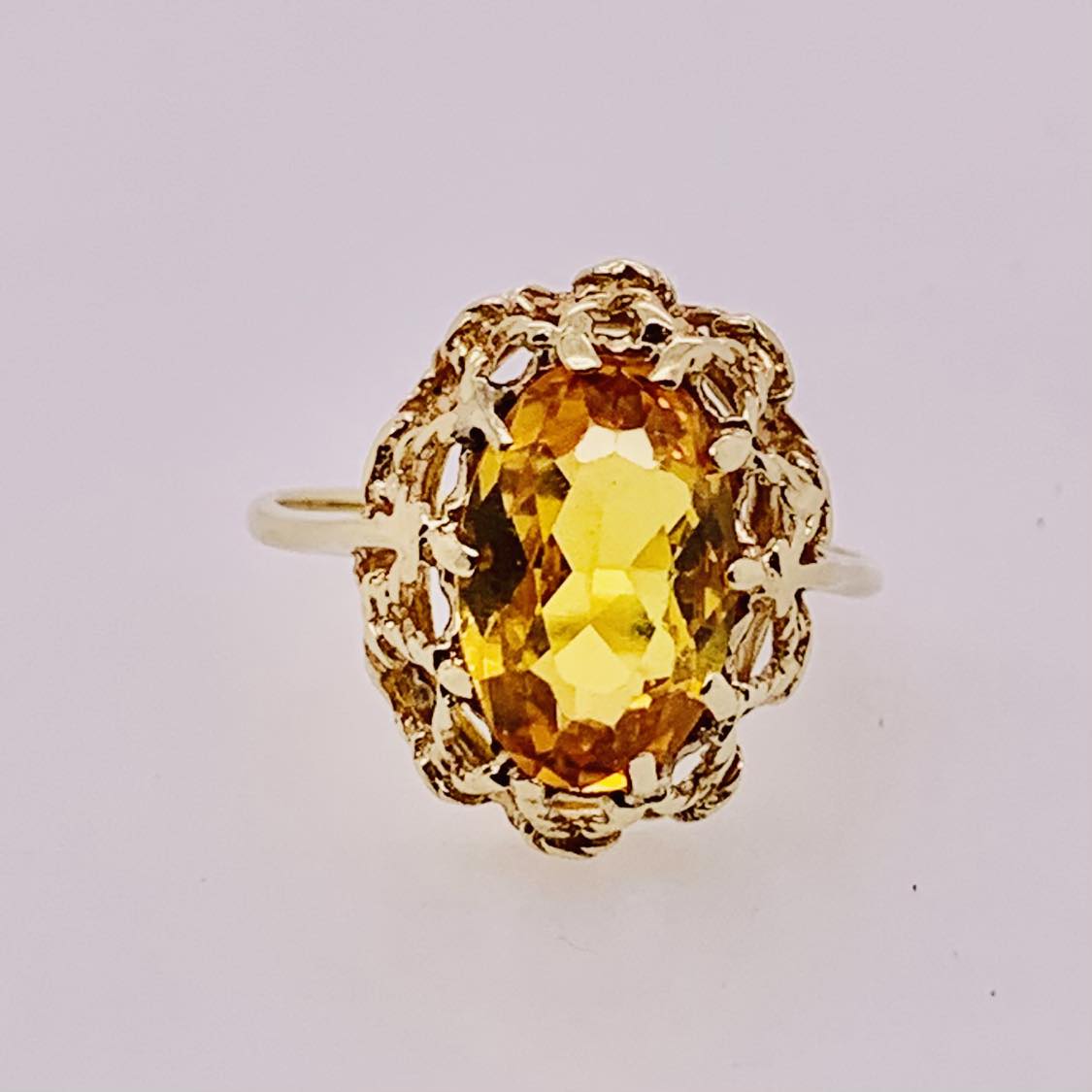 10K Estate Birthstone Ring