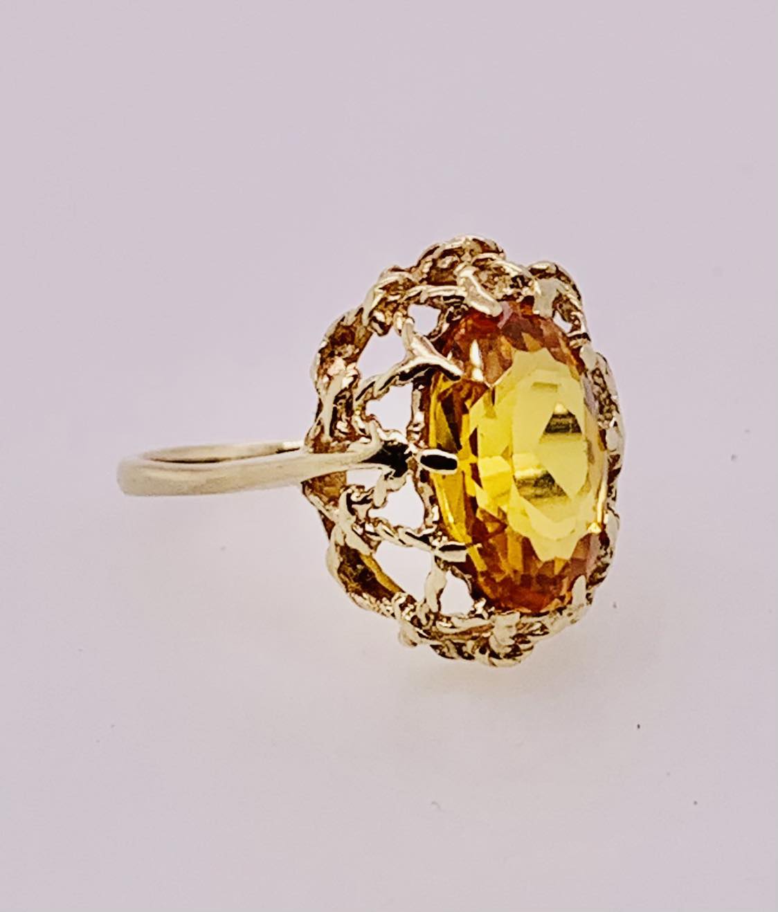 10K Estate Birthstone Ring