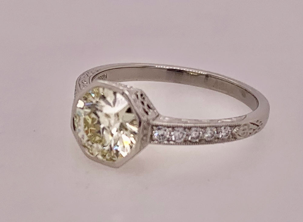 Estate Platinum Diamond Ring