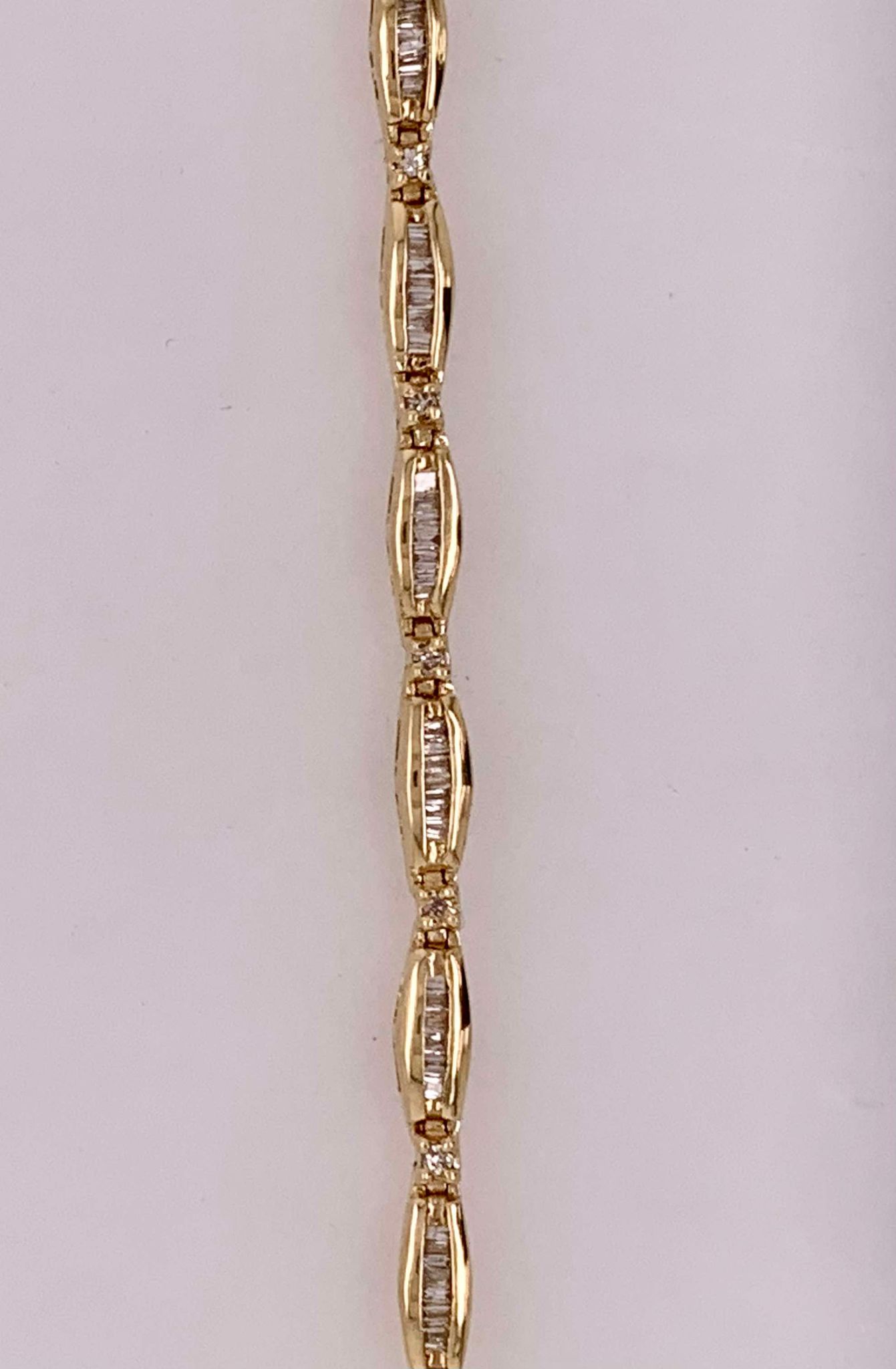 14K Estate Diamond Bracelet