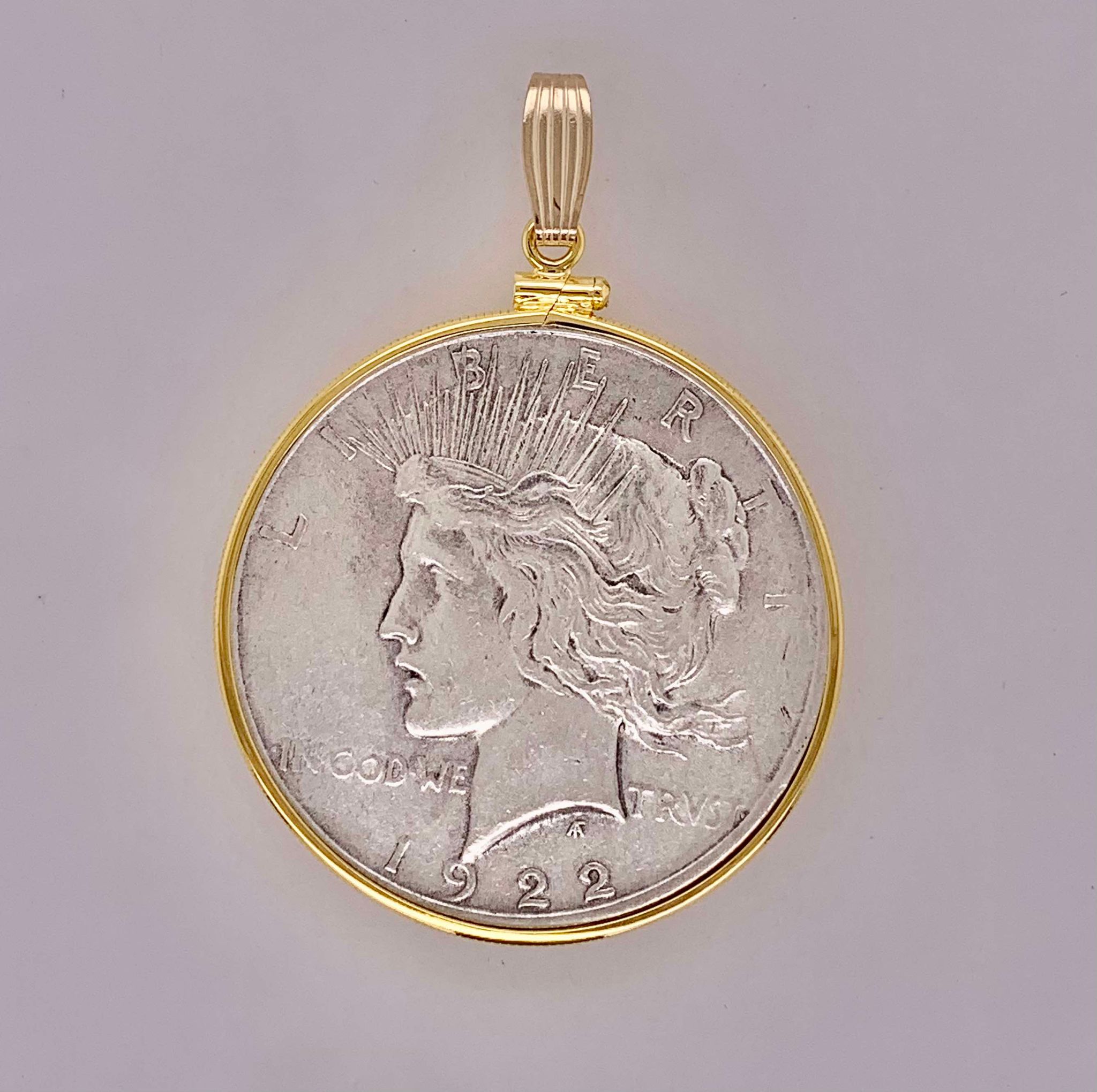 1922 Silver Dollar Pendant