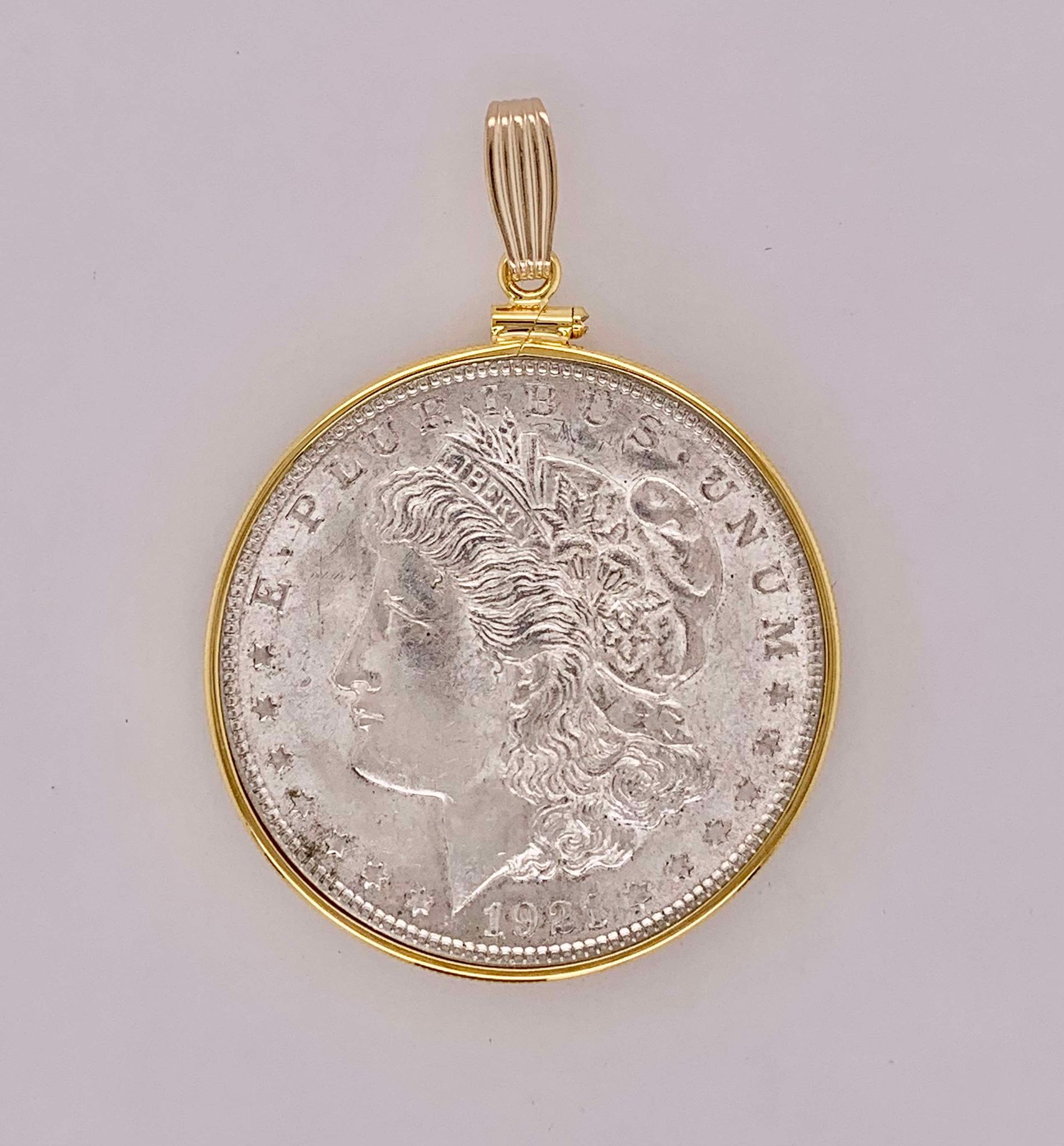 1921 Silver Dollar Pendant