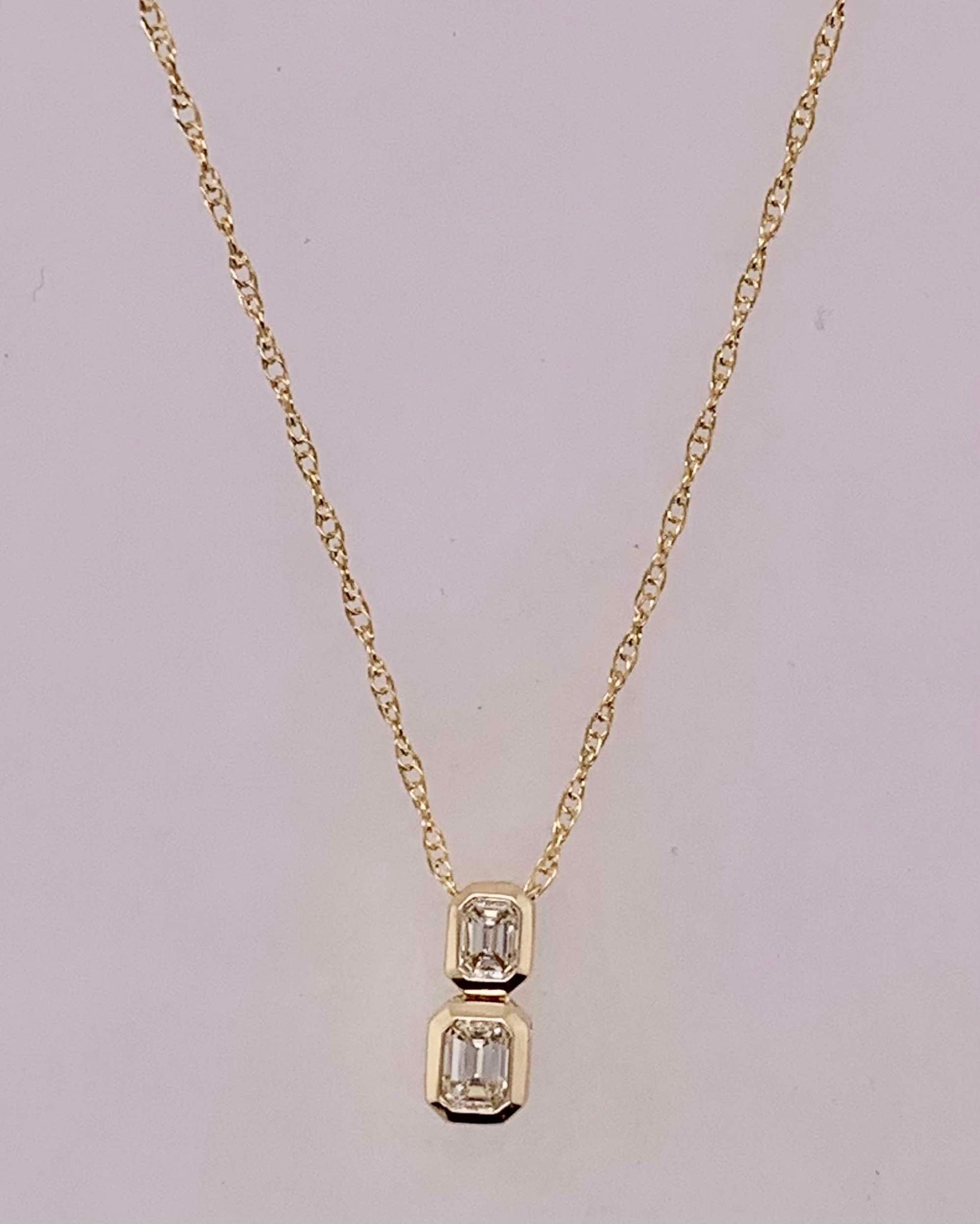 14K Diamond Necklace