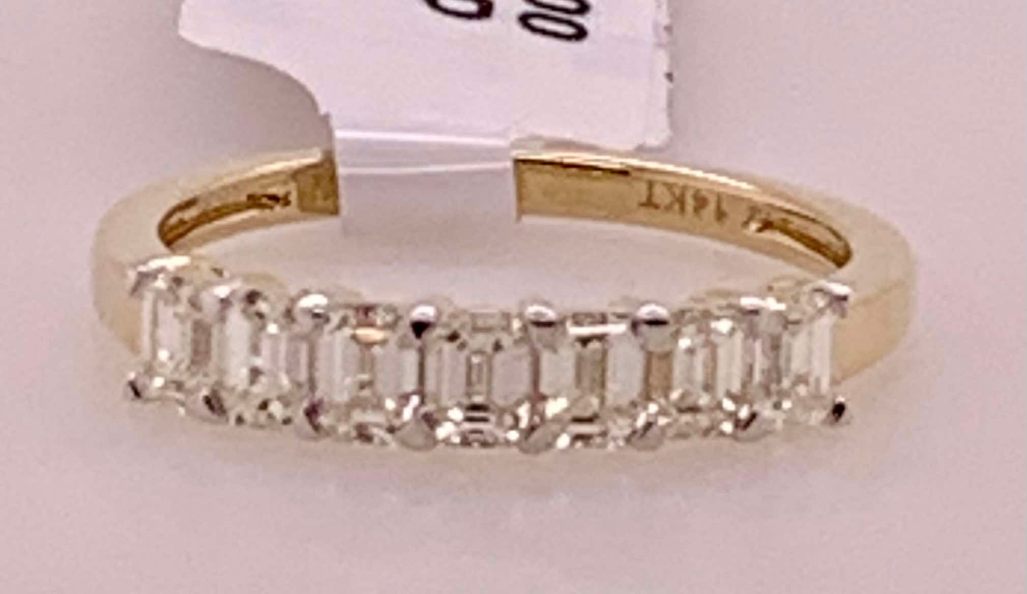 14K Diamond Band Ring