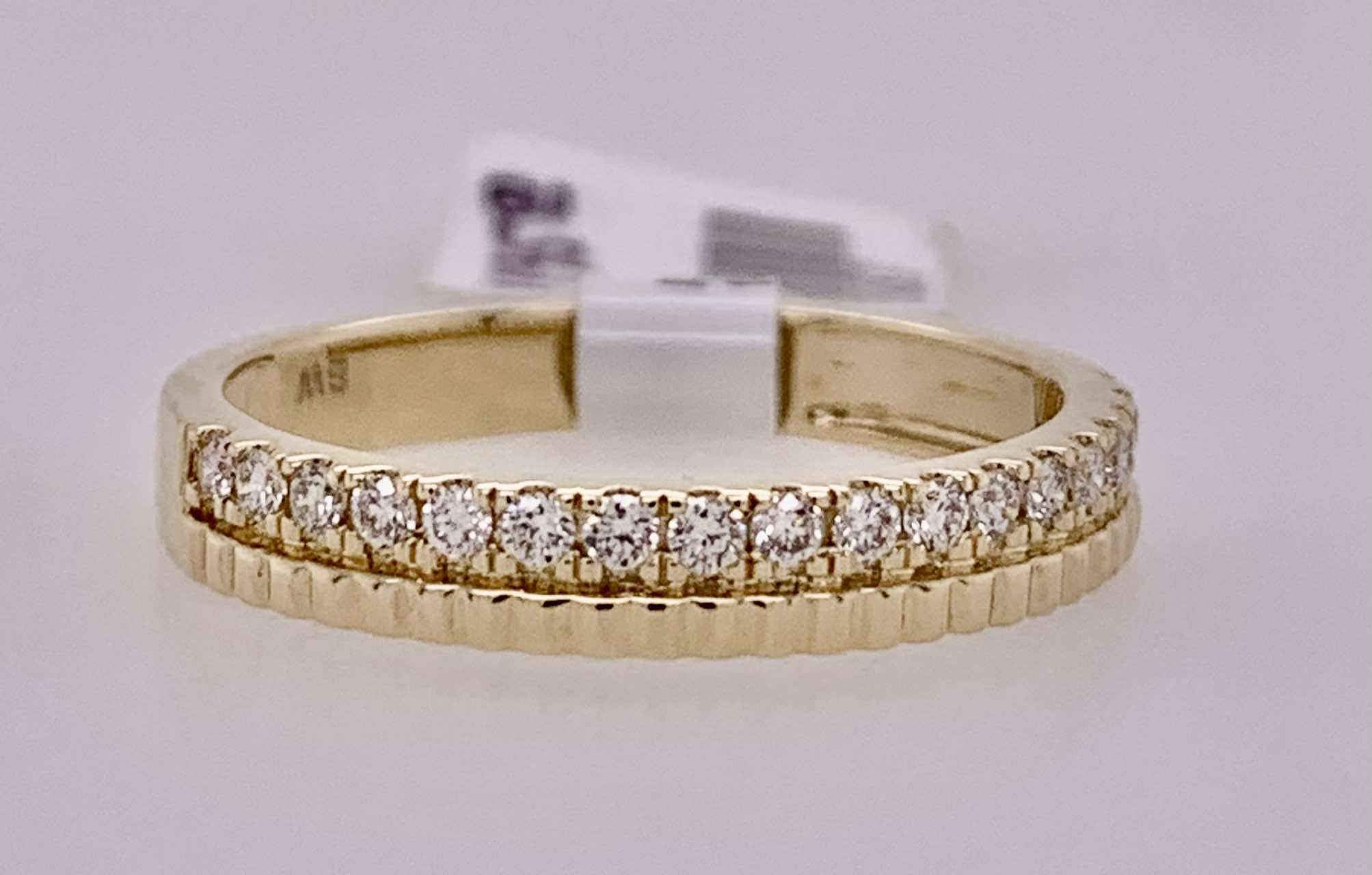 14K Diamond Band Ring