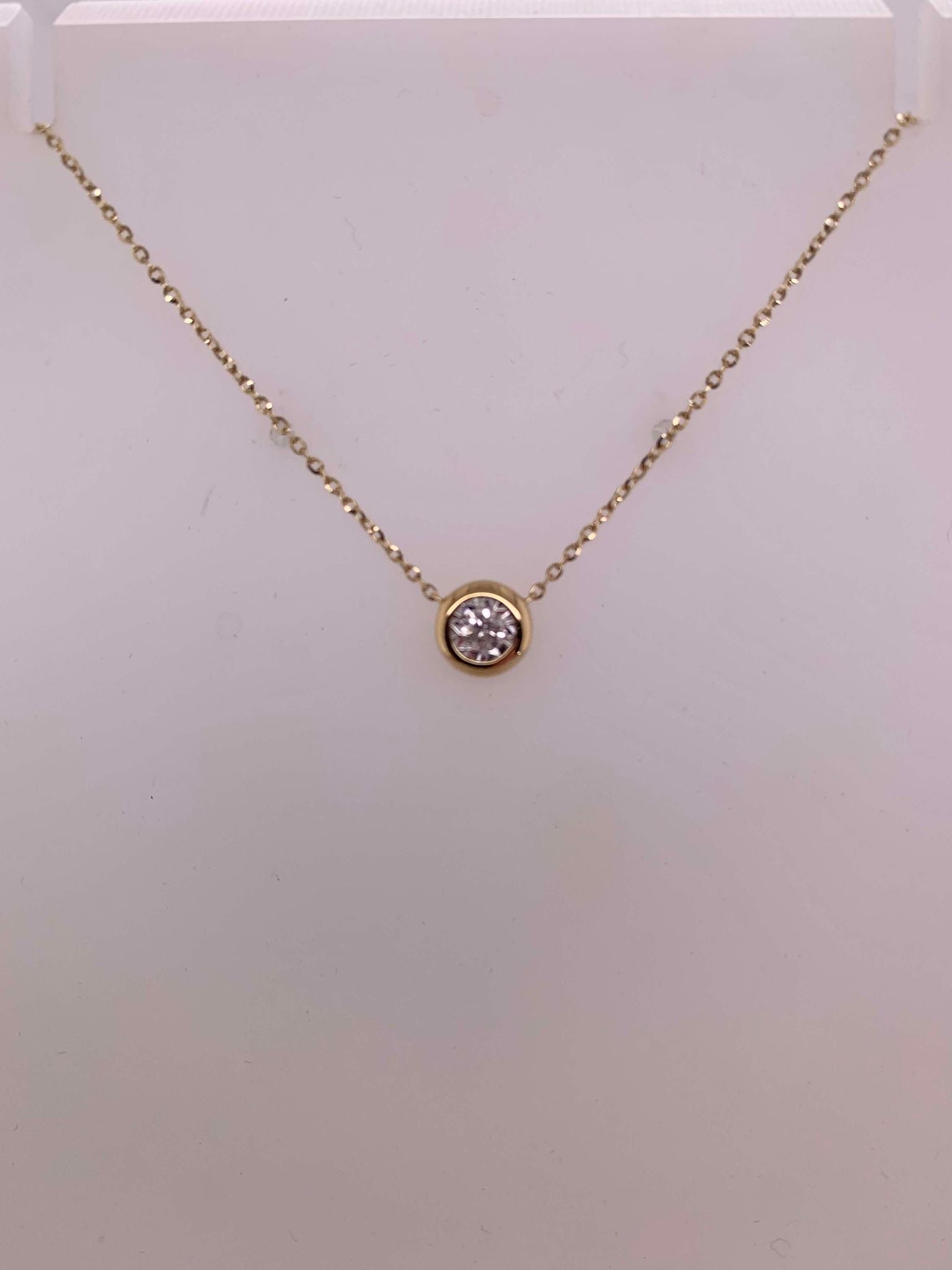 14K Diamond Necklace