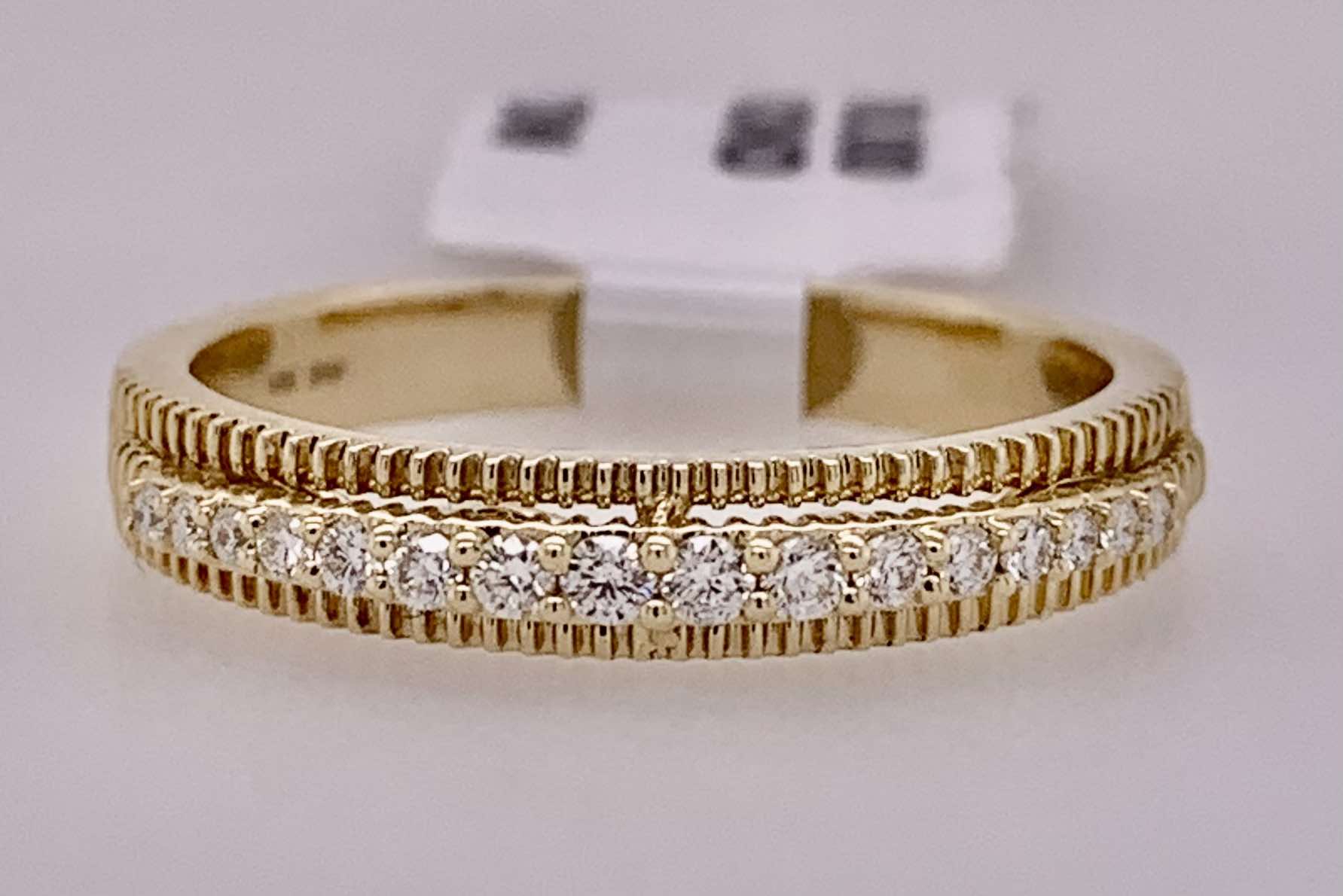 14K Diamond Band Ring