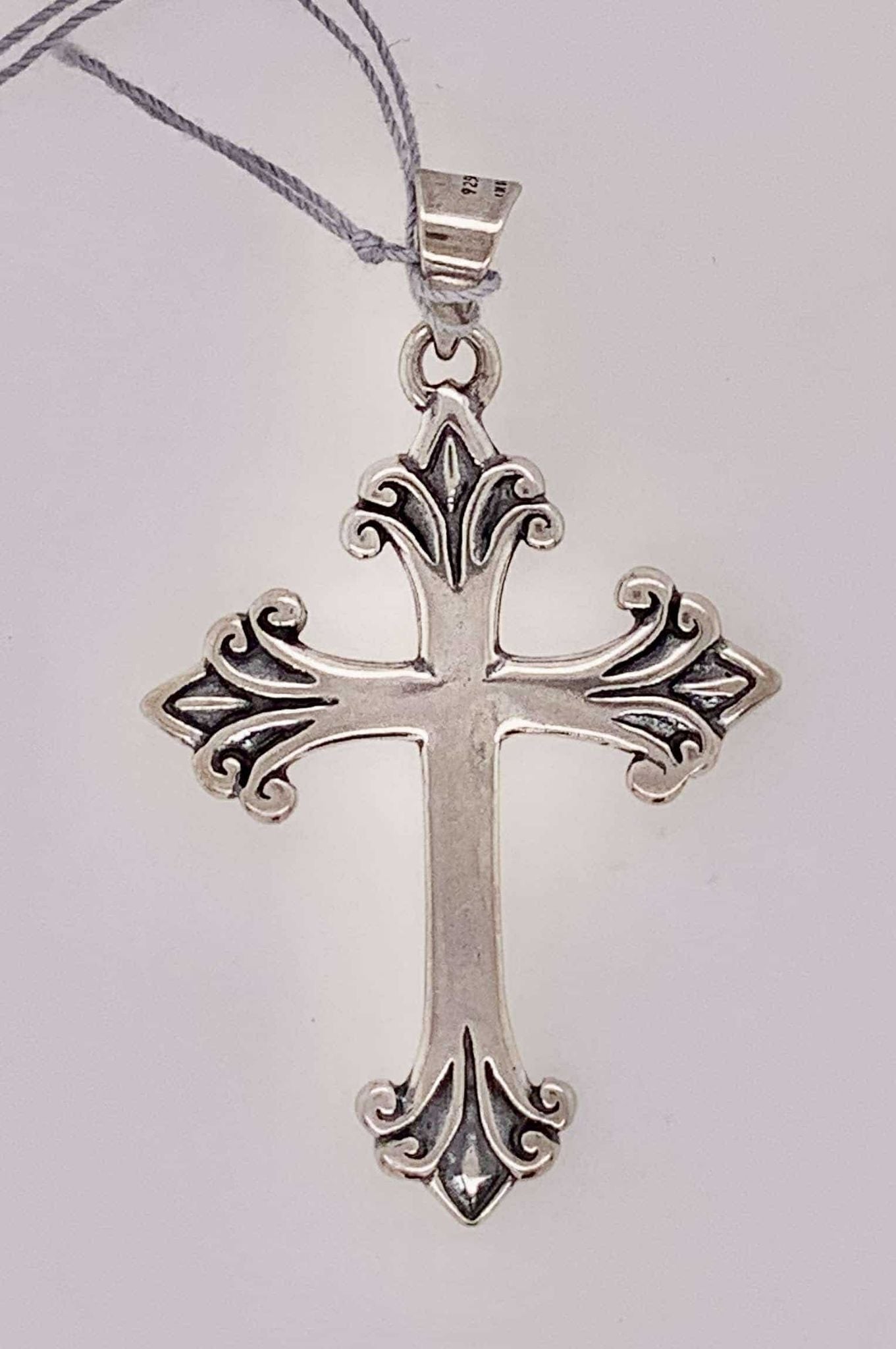 Estate Sterling Silver Cross Pendant