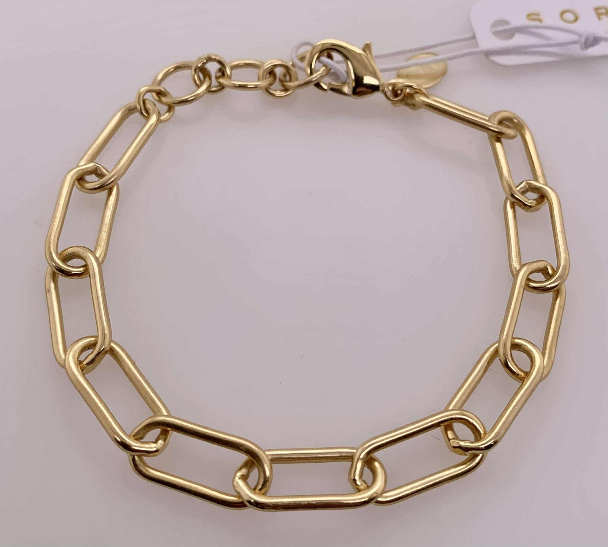 Chunky Paperclip Tennis Bracelet