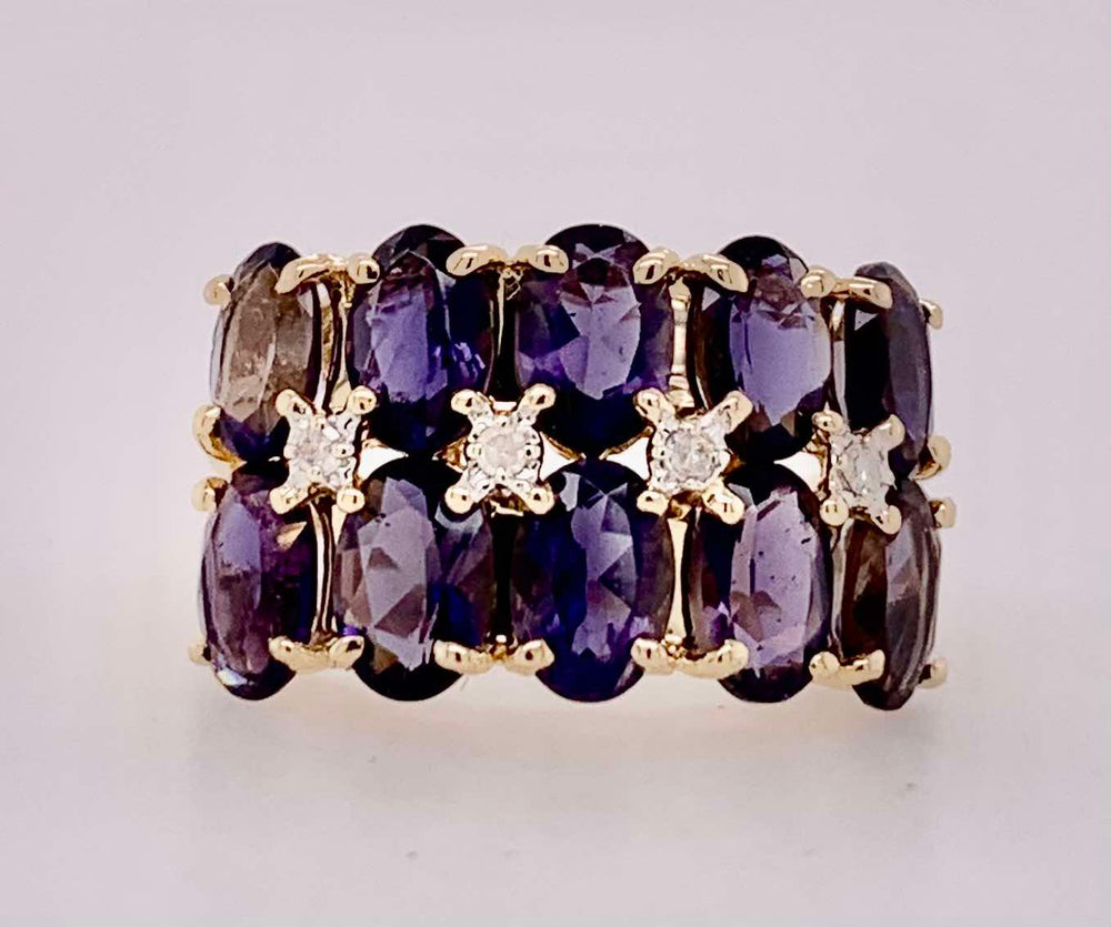 Estate 14K Amethyst Ring