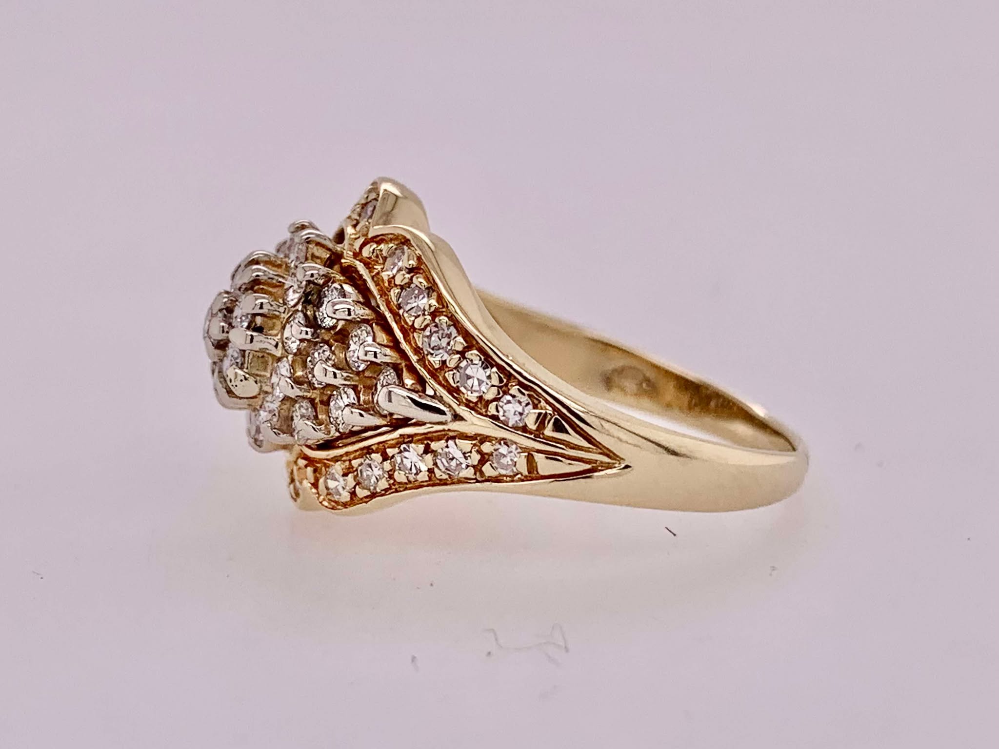 14K Estate Diamond Ring