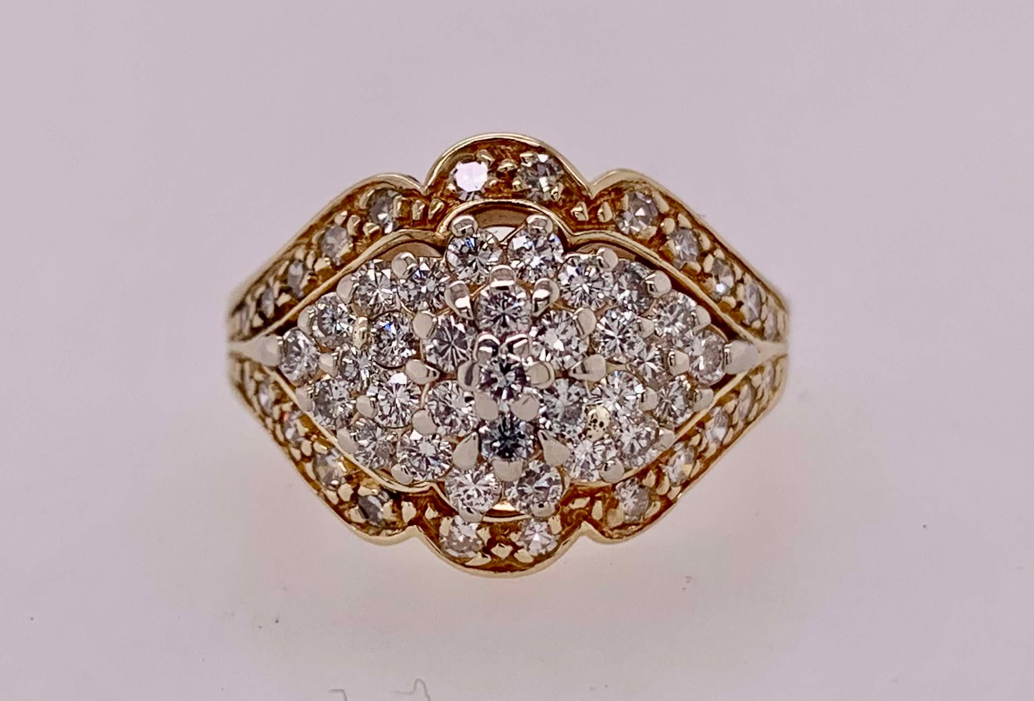 14K Estate Diamond Ring