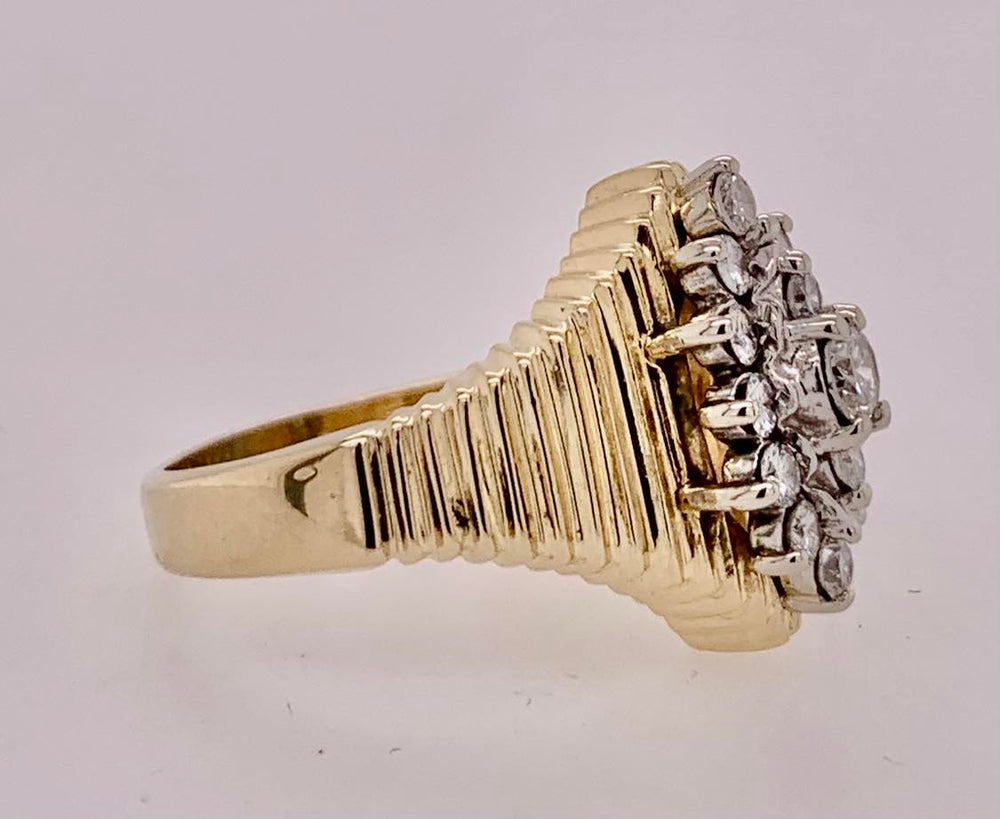 Estate 14K Diamond Ring