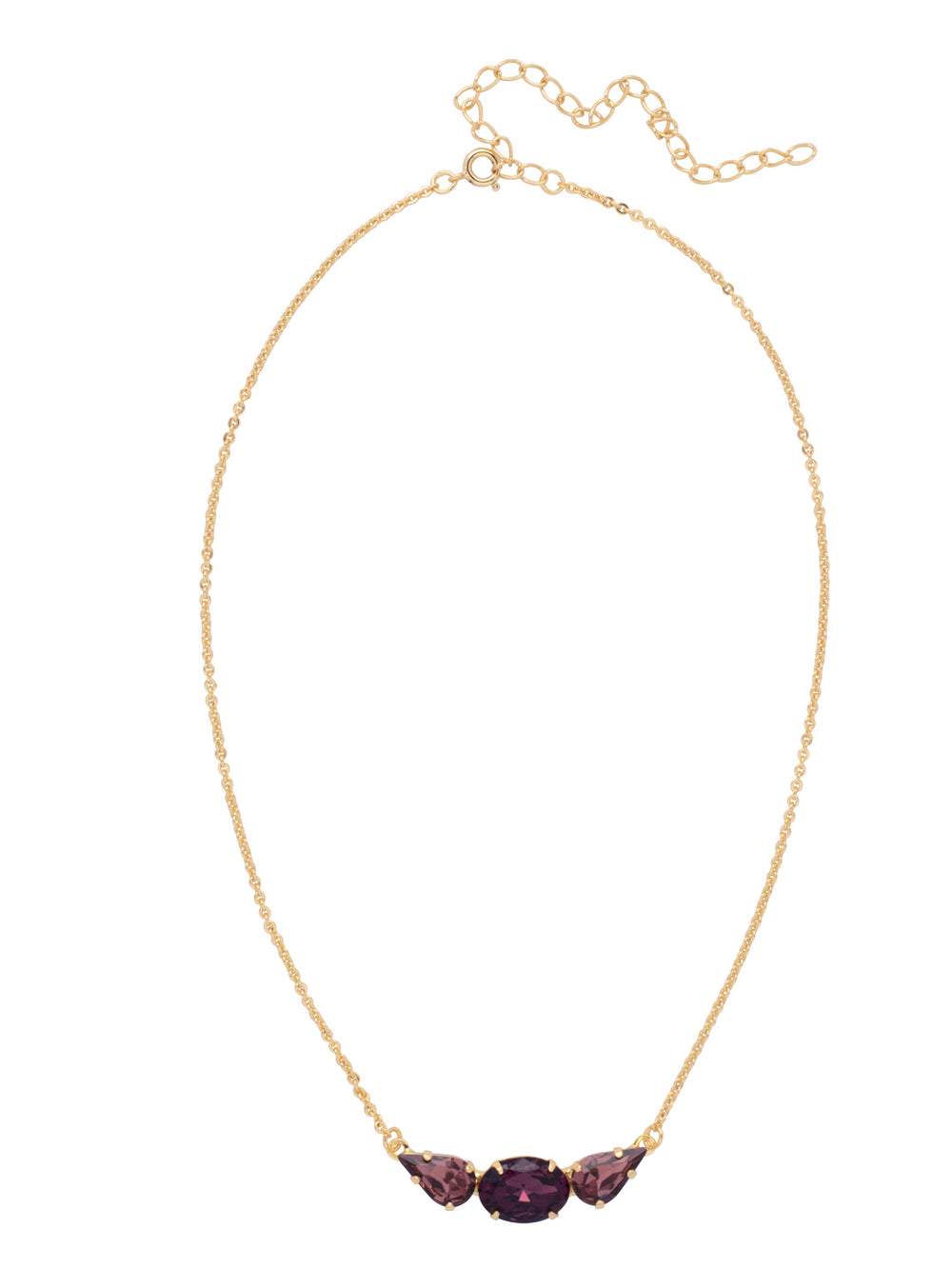 Sorrelli Oval & Pear Tennis Necklace