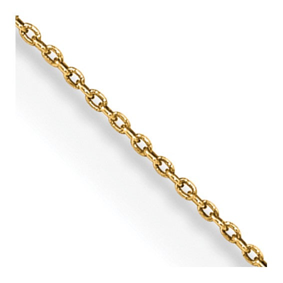 14K 16" Cable Pendant Chain