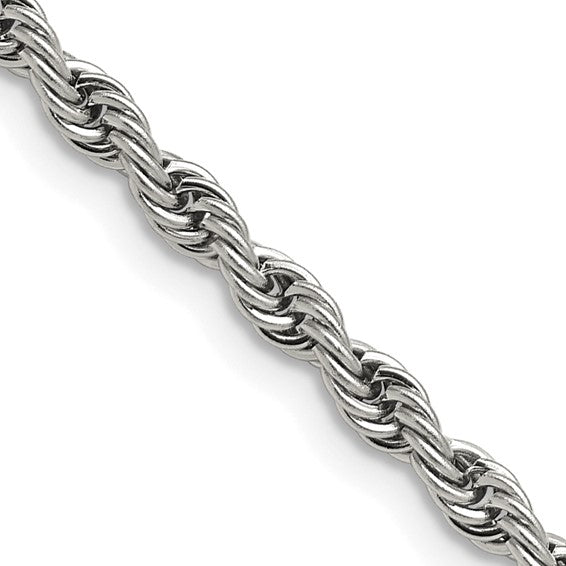 Chisel Stainless Steel Polished Rope Chain