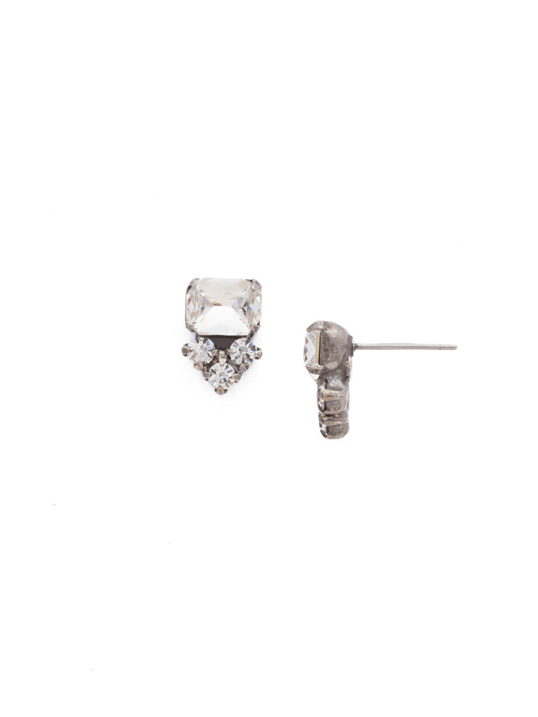 Truncated Cluster Post Earring