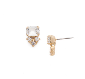 Truncated Cluster Post Earring