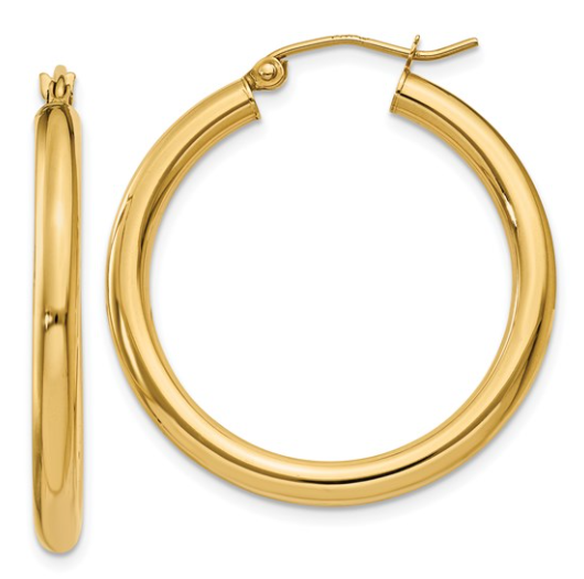 14K Hoop Earrings