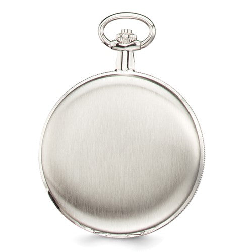 Charles Hubert Satin Chrome Finish Brass Pocket Watch