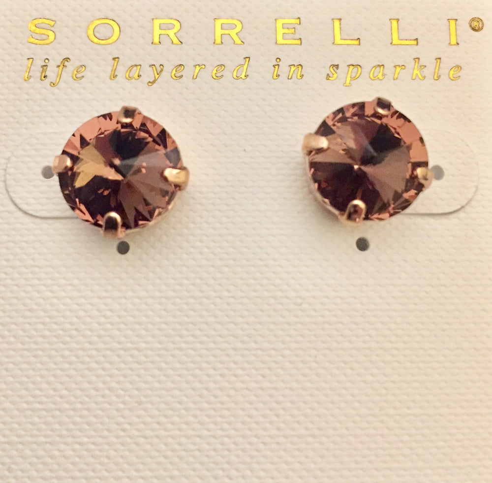 Sorrelli Round Crystal Stud Earrings