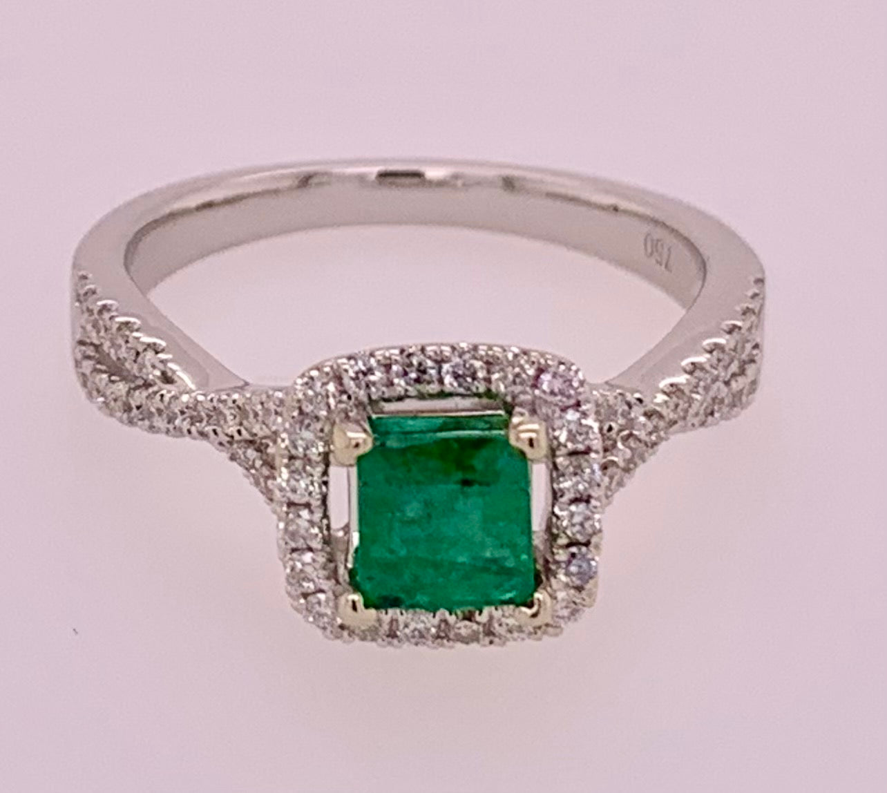 Emerald & Diamond Ring