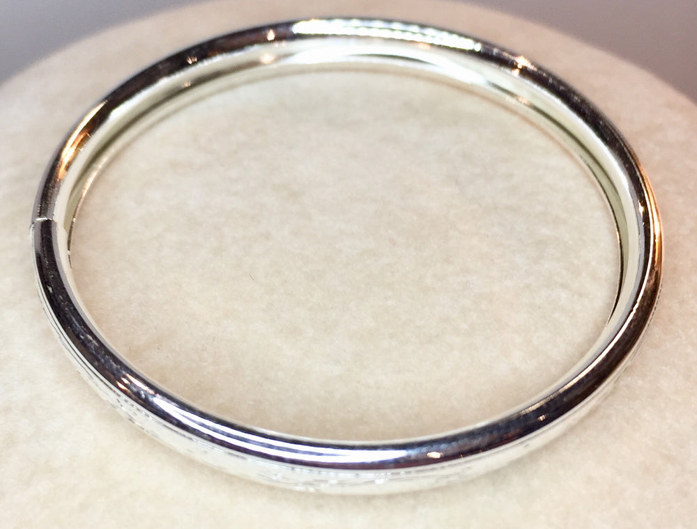 Sterling Silver Infant Bangle Bracelet