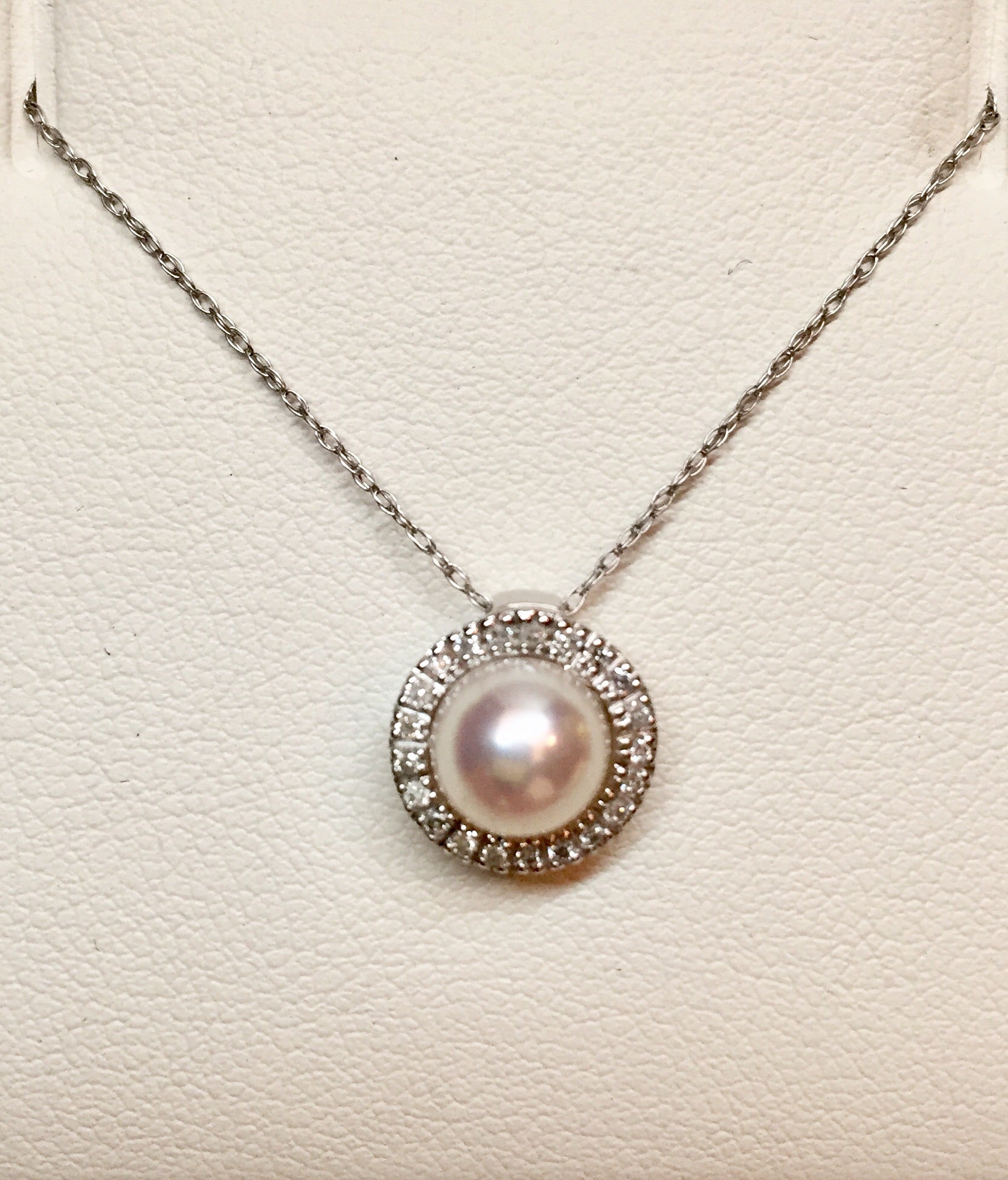 Pearl & Diamond Pendant