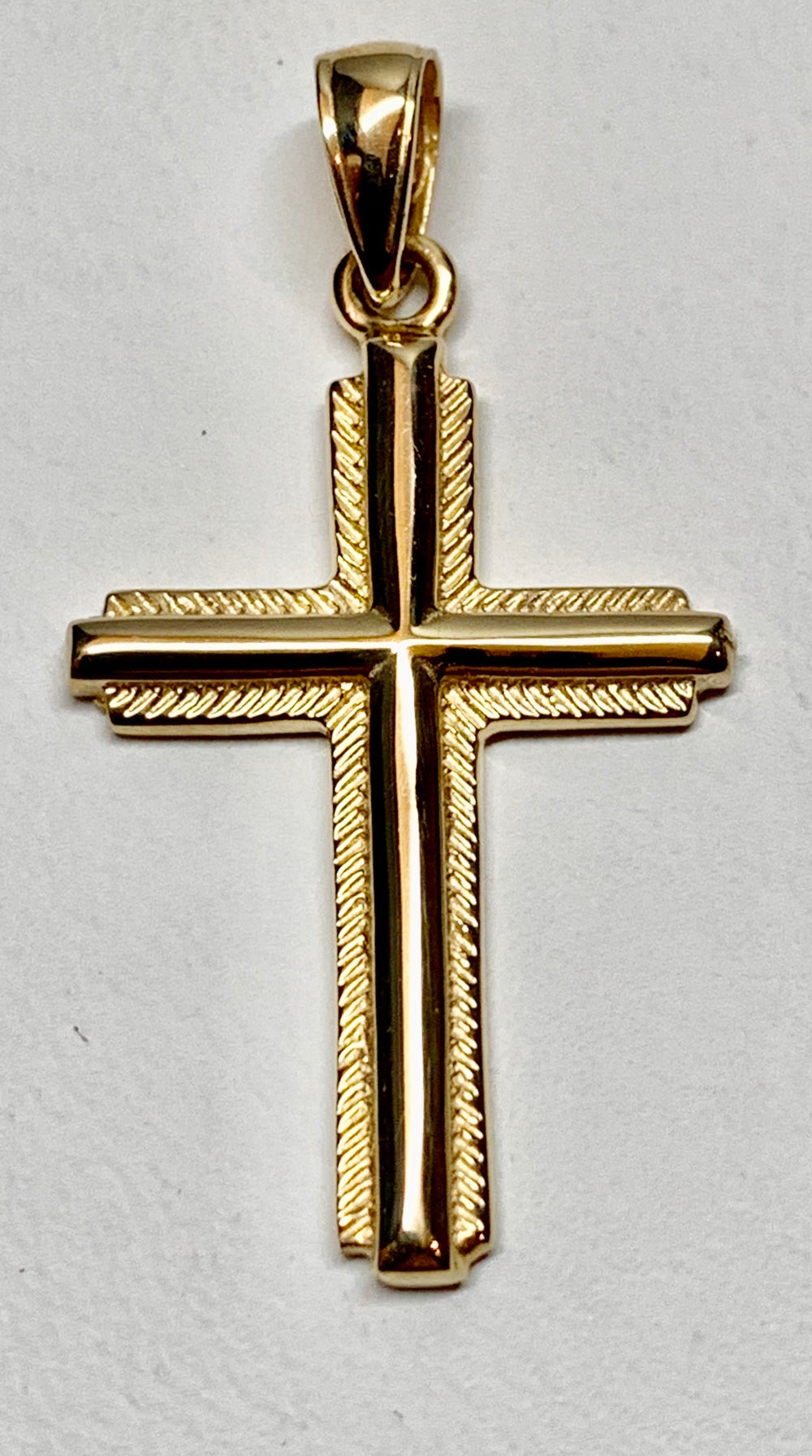 14K Cross Charm