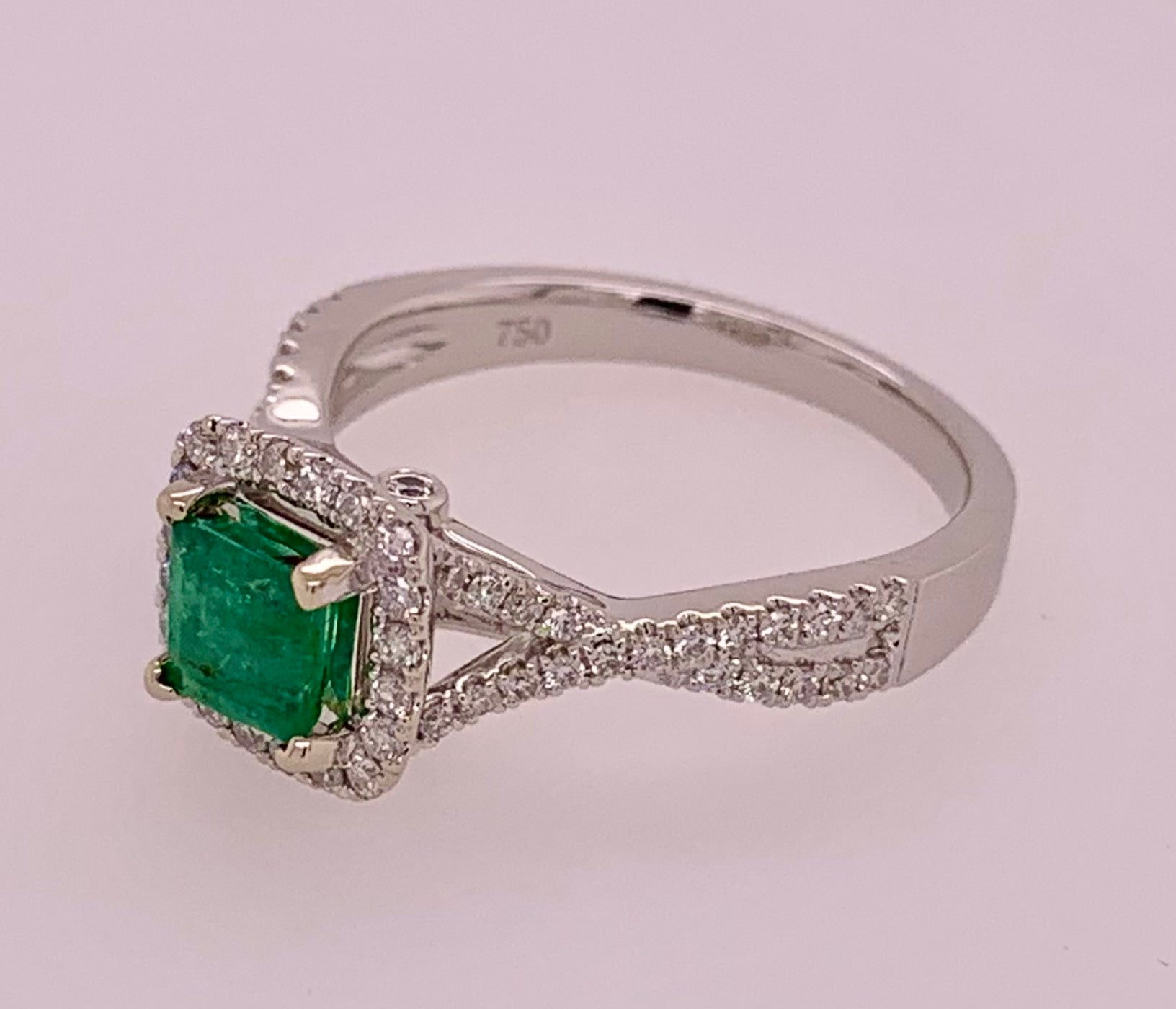 Emerald & Diamond Ring