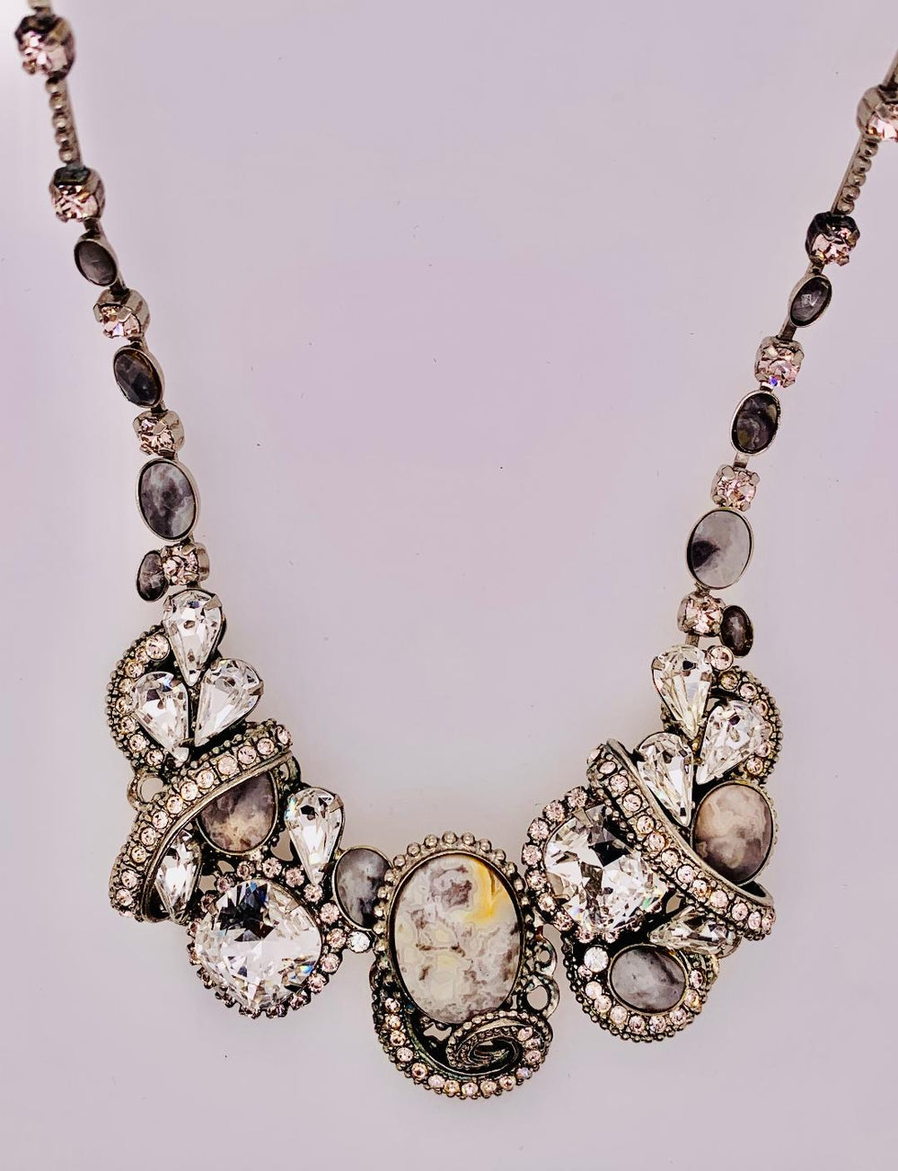 Multi Shaped Stone Necklace